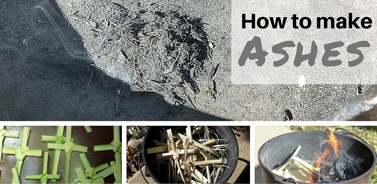 how to make ashes for the imposition of ashes