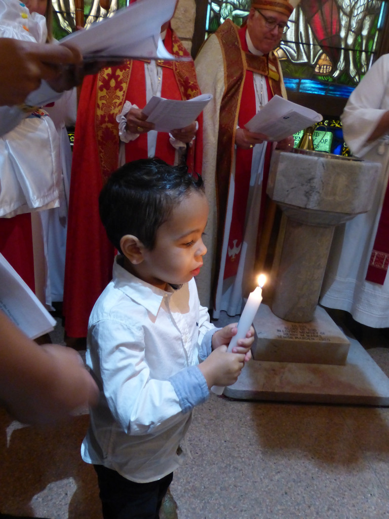 pentecost baptism candle - The Episcopal Church in North Texas